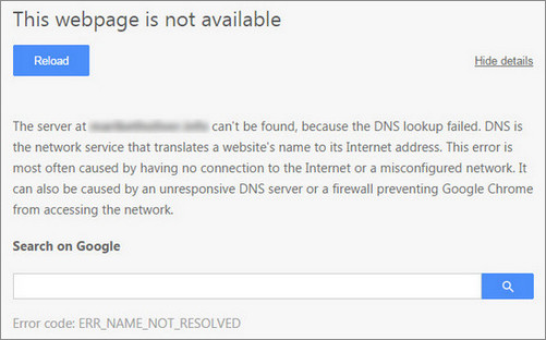 google internet connection problems